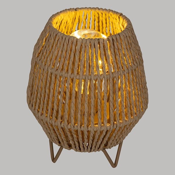 ATMOSPHERA - Lampe en papier naturel Ida H17cm - large