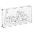 ATMOSPHERA - Tube néon à poser led "Hello" bleu L 23cm - vignette
