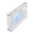 ATMOSPHERA - Tube néon à poser led "Hello" bleu L 23cm - vignette