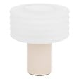 ATMOSPHERA - Lampe à poser "Asti" argile H36cm - vignette