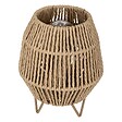 ATMOSPHERA - Lampe en papier naturel Ida H17cm - vignette
