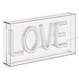 ATMOSPHERA - Tube néon à poser led "Love" rose L 23cm - vignette