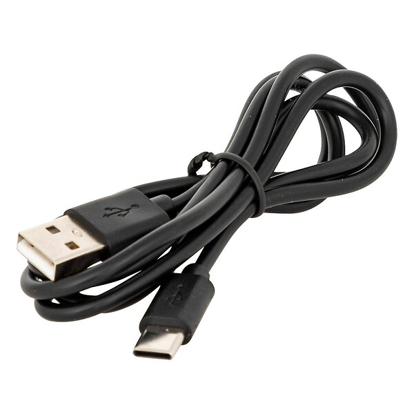 ATMOSPHERA - Lampe à poser led USB "Zola" noir H20cm - large