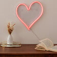 ATMOSPHERA - Tube néon mural led "Coeur" rouge L 32cm - vignette