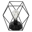 ATMOSPHERA - Lampe en métal noir "Madi" H18cm - vignette