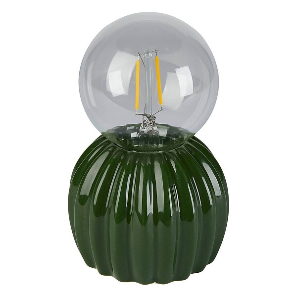 ATMOSPHERA - Lampe à poser led "Cactos" vert H15,2cm - large