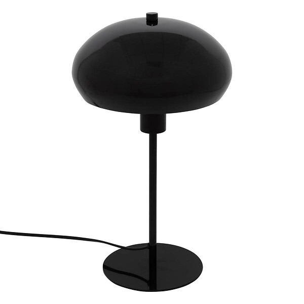 ATMOSPHERA - Lampe champignon à poser "Savio" noir H38cm - large