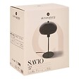 ATMOSPHERA - Lampe champignon à poser "Savio" noir H38cm - vignette