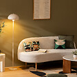 ATMOSPHERA - Lampadaire "Savio" blanc H140cm - vignette
