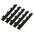 INTEC - Pack 5 Bordures Males pour Dalle PVC noire Clipsable Sol Antidérapant Carré Garage Atelier PS50CRN/M INTEC - vignette