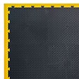 INTEC - Pack 5 Bordures Males pour Dalle PVC noire Clipsable Sol Antidérapant Carré Garage Atelier PS50CRN/M INTEC - vignette