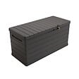 ARTPLAST - Coffre de rangement extérieur 350L - Coffre de Jardin Gris 118.5x52x57cm - Poignées de transport - Résistant à l'eau ArtPlast - vignette