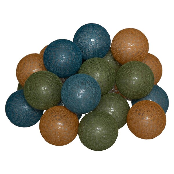 ATMOSPHERA - Guirlande Led Secteur 20 Boules Assortiments D 6 Box - large