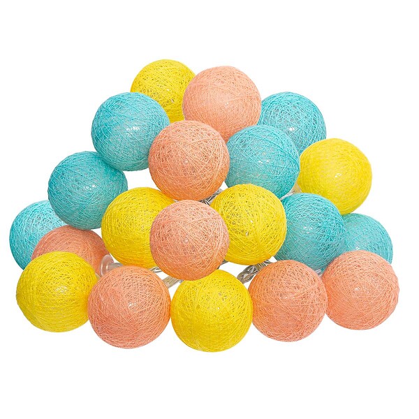 ATMOSPHERA - Guirlande Led Secteur 20 Boules Assortiments D 6 Box - large