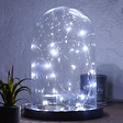 ATMOSPHERA - Guirlande "Anya" 20 microLED à pile argent blanc froid L190cm - vignette