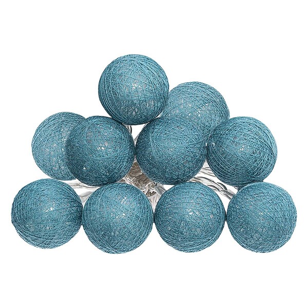ATMOSPHERA - Guirlande led à pile "Tara" 10 boules lumineuses L165cm - large