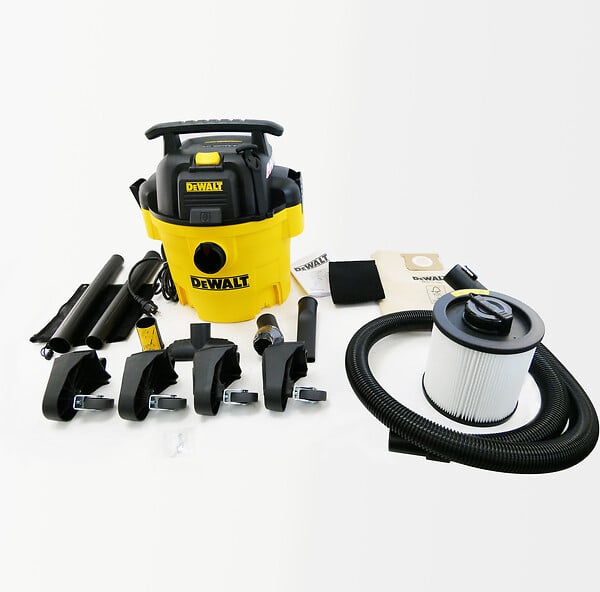 DEWALT - ASPIRATEUR EAU & POUSSIÈRES DEWALT DXV23PTA – 1150W, 23L, PRISE ASSERVIE - large