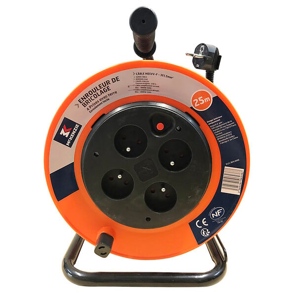 MC KENZIE - Enrouleur bricolage 3G1.5 - 25m - large