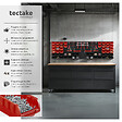 TECTAKE - Magazine de petites pièces avec 28 boîtes empilables et supports d'outils noir - vignette