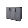 ARTPLAST - Armoire de Rangement Garage Atelier - Armoire basse 3 portes et 1 étagère Réglable Polypropylène 102x37h84 cm Charge 20 kg - vignette