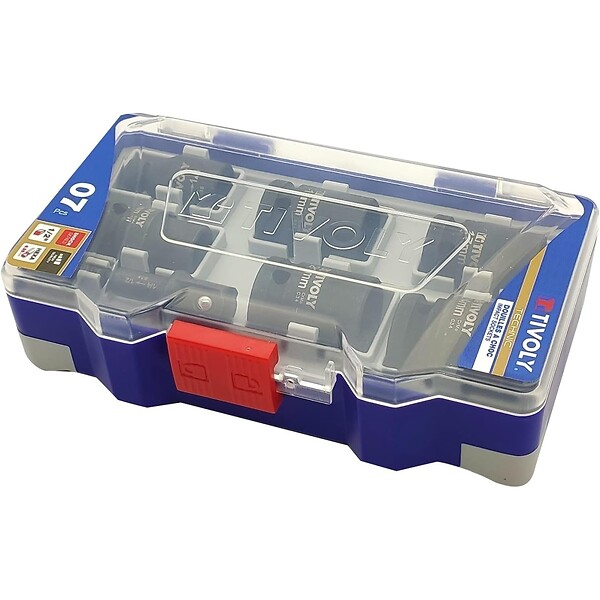 TIVOLY - Coffret 7 Douilles à choc Ø13/17/19/21/24 mm + adaptateur 1/2″ + porte-embout – Acier CrMo TIVOLY - large