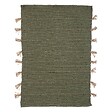 ATMOSPHERA - Tapis "Tula" en coton avec pompon en jute 60x90cm - vignette