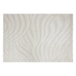 ATMOSPHERA - Tapis effet laine Anoai blanc 150x100cm - vignette