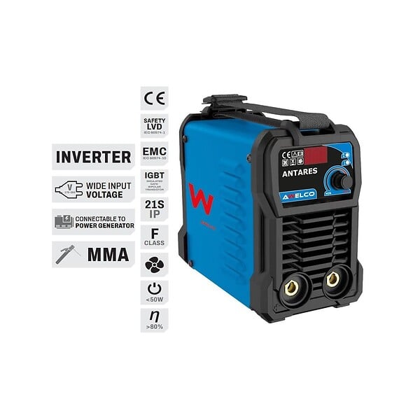 AWELCO - Poste à Souder 160A Inverter MMA IGBT Electrodes Ø1,6 à 4,0 mm Acier Inox Fonte AWELCO - large