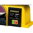 STANLEY - Ponceuse d'établi 370W Disque 150mm Abrasif 100x914mm Base Fonte anti basculement Ponçage Polissage Bois & Métaux Stanley - vignette