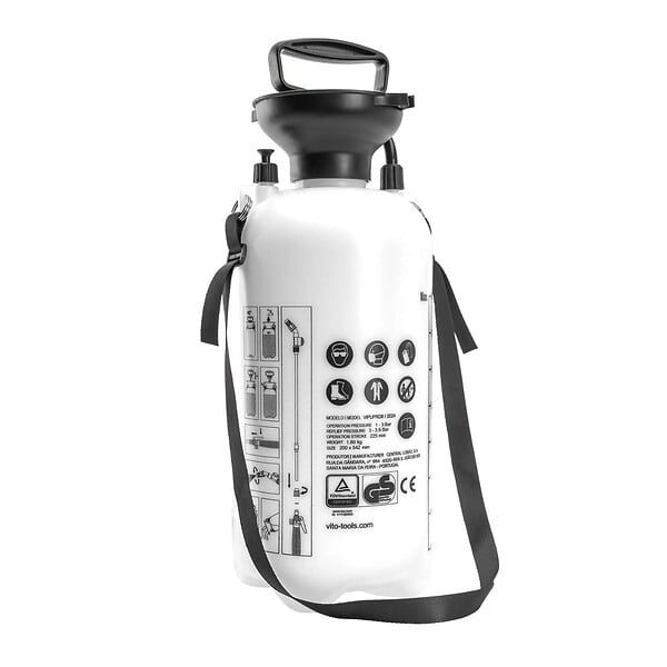 VITO - Pulvérisateur de Jardin 8L Produits Corrosifs, Alcalins Régulateur de pression 4 Buses VITO - large