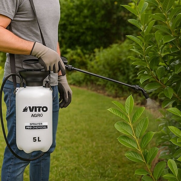 VITO - Pulvérisateur de Jardin 5L Produits Corrosifs, Alcalins Régulateur de pression VITO - large