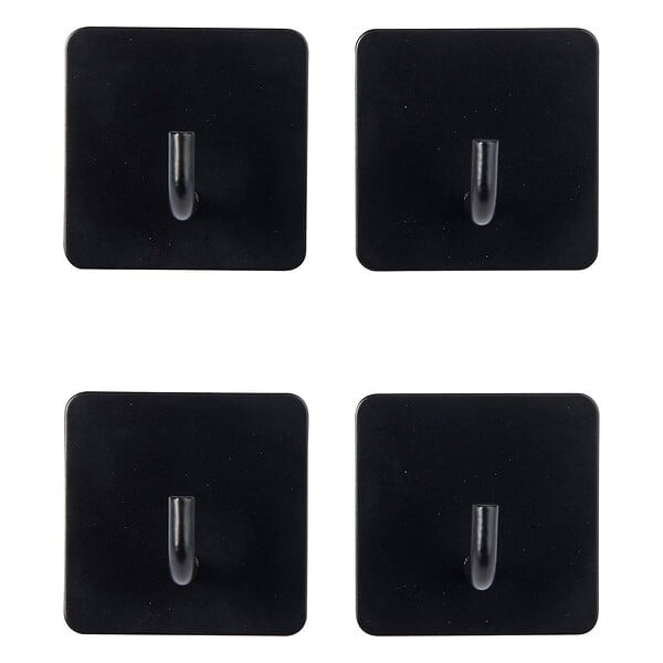 5 FIVE SIMPLY SMART - 4 patères adhésives "stiky" 4,5x2,7cm - 5 five simply smart - large