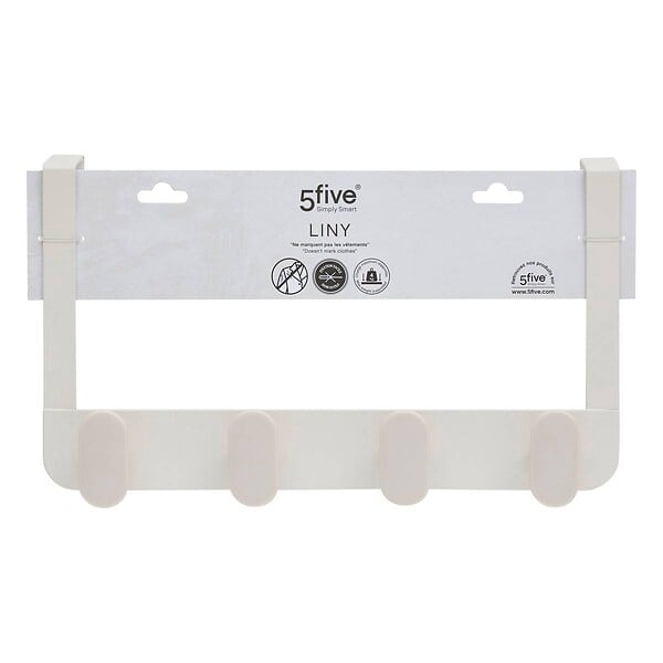 5 FIVE SIMPLY SMART - Patère Liny 4 accroches L35cm - large