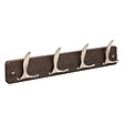 5 FIVE SIMPLY SMART - Patère Aly 4 têtes L45cm bois foncé gris - vignette