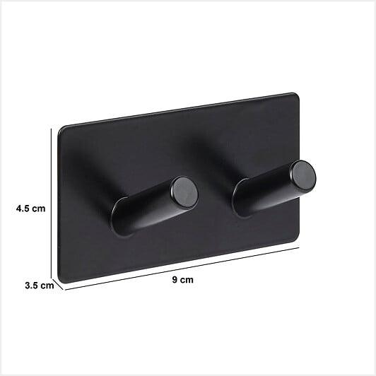 5 FIVE SIMPLY SMART - Patère adhésive "stiky" 2 têtes 9x3,5cm - 5 five simply smart - large