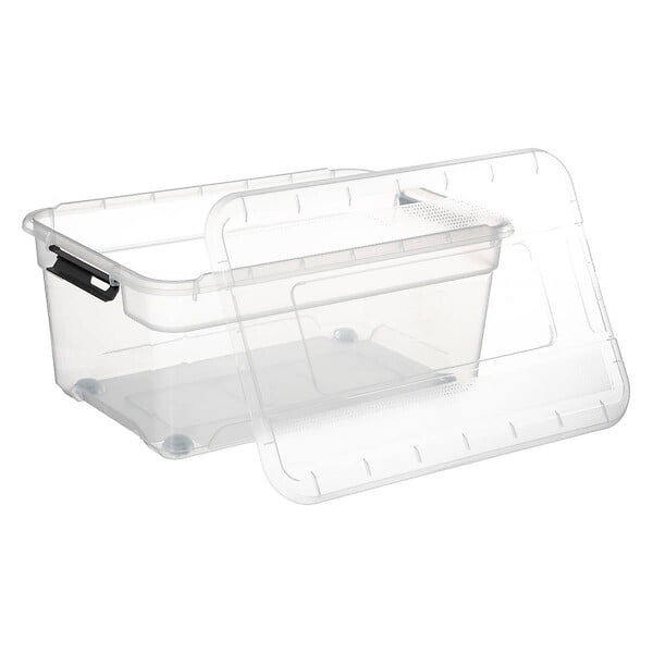 5 FIVE SIMPLY SMART - Boîte en plastique transparente 40L "Solutions+" - large