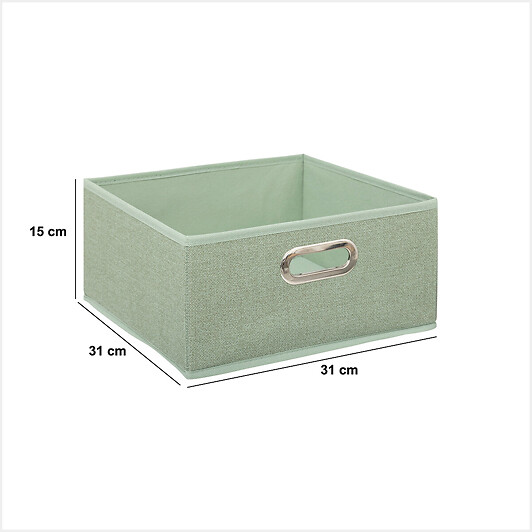 5 FIVE SIMPLY SMART - Boîte de rangement "Mix 'n' Modul" vert clair 31x15cm - large
