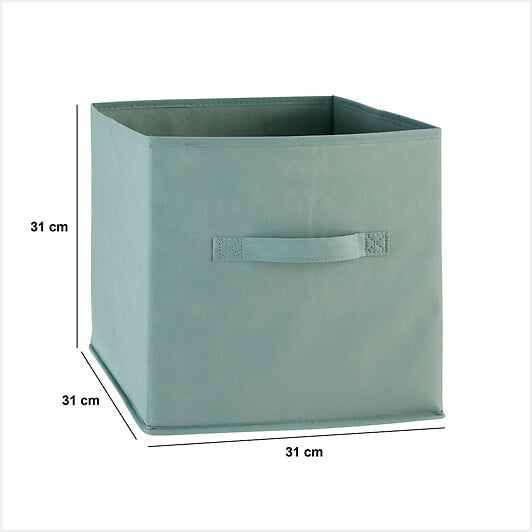 5 FIVE SIMPLY SMART - Boîte de rangement "Mix 'n' Modul" vert céladon 31x31cm - large