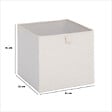 5 FIVE SIMPLY SMART - Boîte de rangement "Mix 'n' Modul" bouclette blanc 31x31cm - vignette
