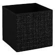 5 FIVE SIMPLY SMART - Boîte de rangement "Mix 'n' Modul" tweed noir 31x31cm - vignette
