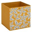 5 FIVE SIMPLY SMART - Boîte de rangement "Mix 'n' Modul" motif folia jaune 31x31cm - vignette
