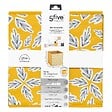 5 FIVE SIMPLY SMART - Boîte de rangement "Mix 'n' Modul" motif folia jaune 31x31cm - vignette
