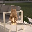 ATMOSPHERA - Lanterne solaire "Aria" beige H34,5cm - vignette