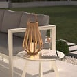 ATMOSPHERA - Lanterne solaire "Aria" beige H34,5cm - vignette