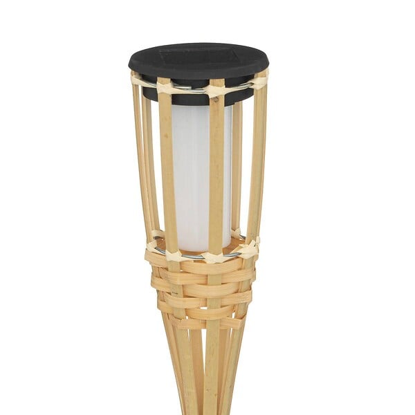 ATMOSPHERA - Balise solaire "Maceo" H70cm en bambou - large