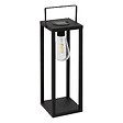 ATMOSPHERA - Lanterne solaire "Faby" H36cm noir - vignette