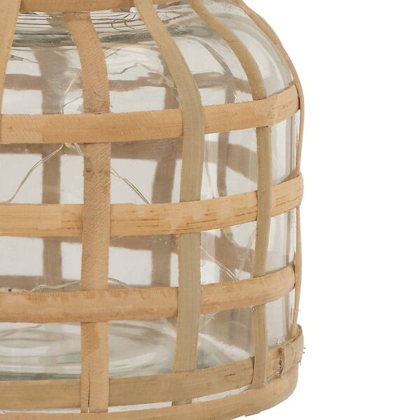 ATMOSPHERA - Lanterne solaire "Niky" H12cm beige - large