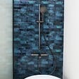 ESSEBAGNO - Luisa ensemble barre de douche 3 pièces gris gun métal - vignette
