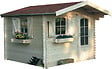 SOLID - Abri SERVOZ CLASSE 3 - Naturel - L.348xH.242xP.365cm - vignette