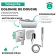HANSGROHE - Colonne de douche encastrée mécanique Vernis Shape Douche de tête Vernis Shape Flexible Isiflex Douchette PulsifyE chromé - vignette